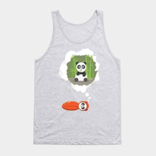 Dreaming Panda Tank Top